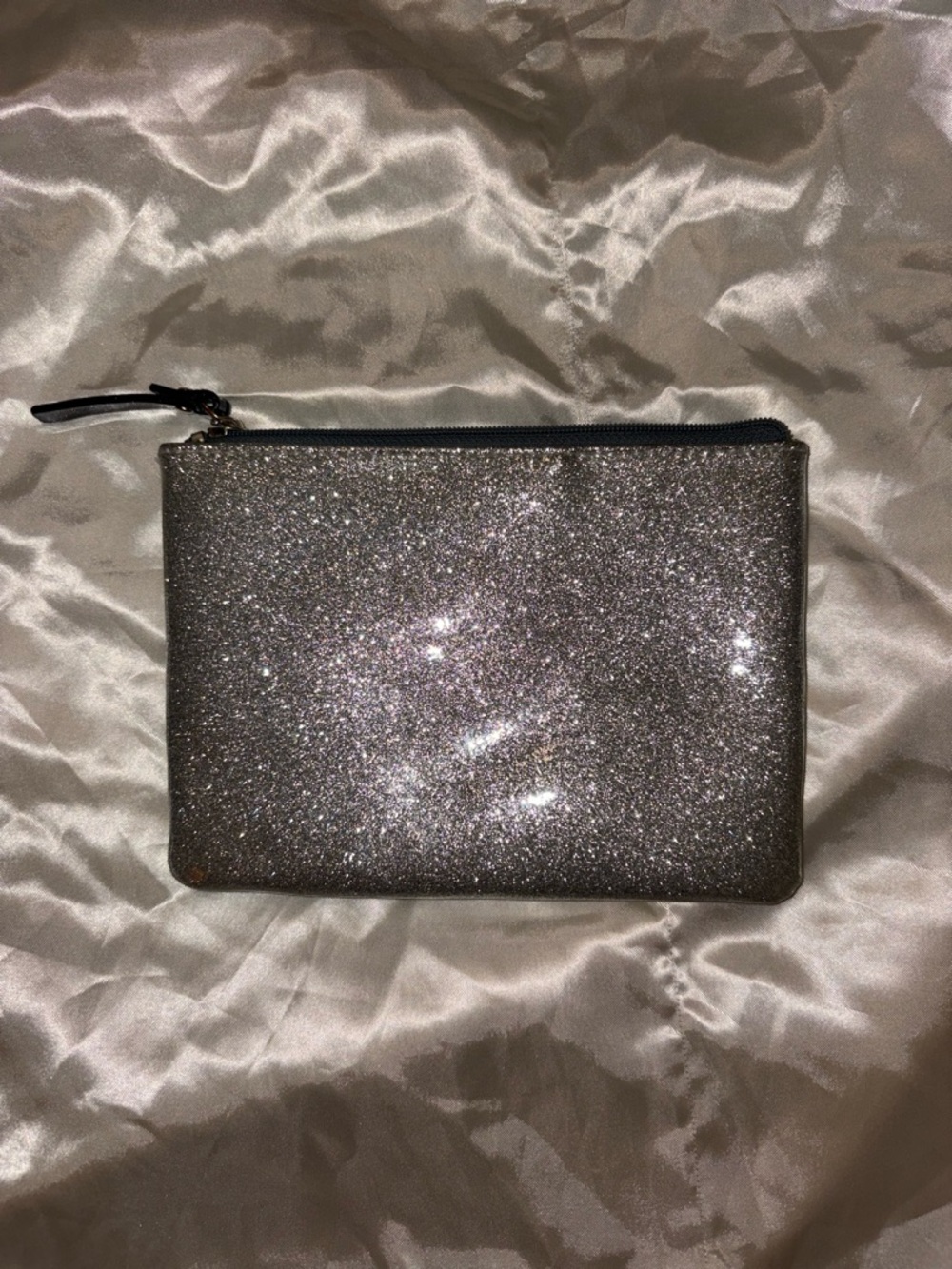 kate spade Metallic Silver Glitter Wristlet - Picture 2 of 4